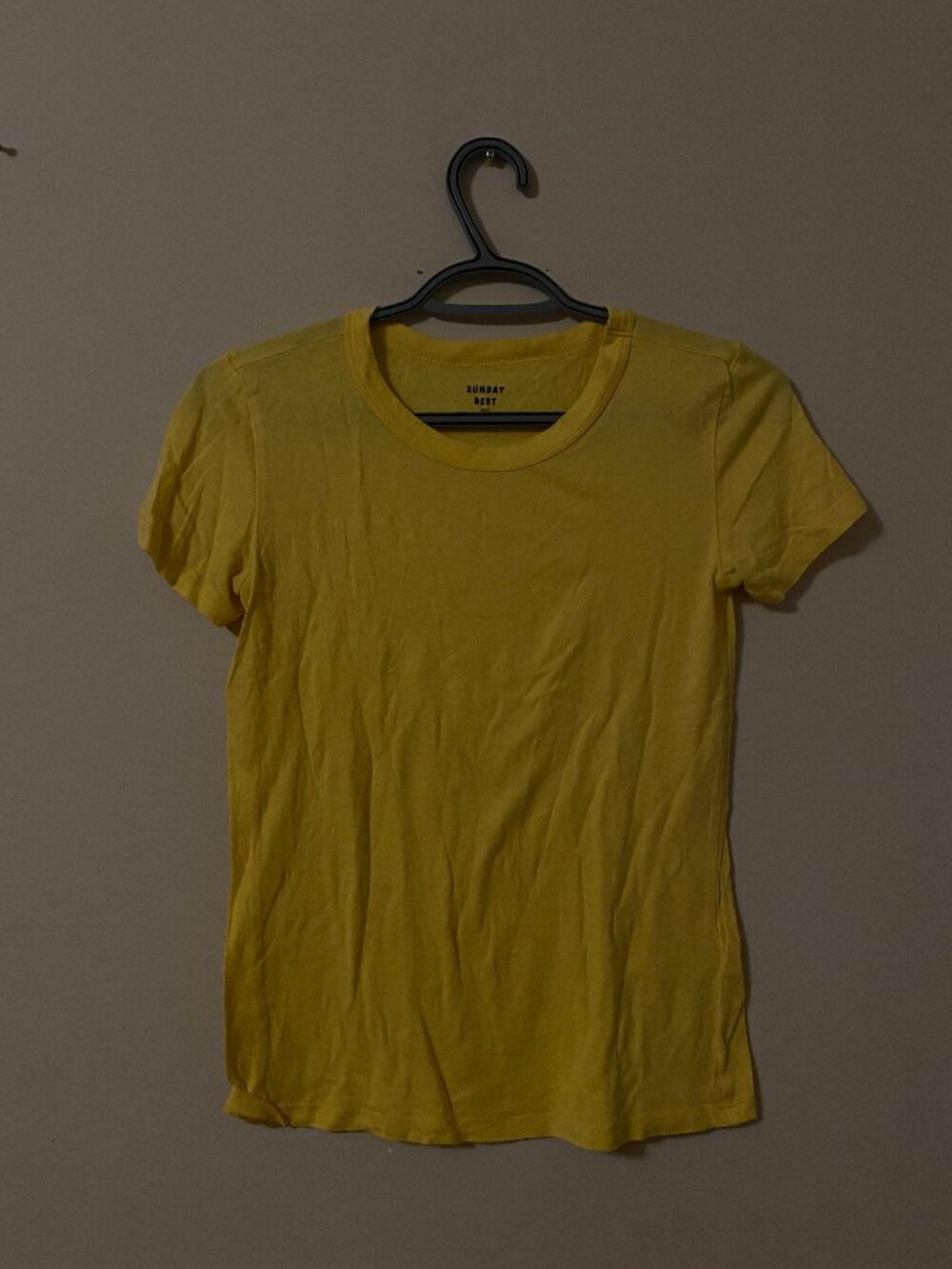 yellow sunday best tshirt